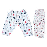 Pajama Set of 2 Number & Cartoon Print | Little Darling - Zubaidas Mothershop
